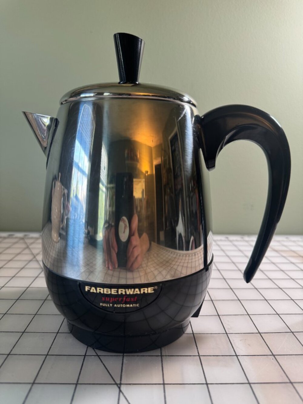 Vintage Farberware 134B Superfast 2–4 Cup Coffee Percolator w/ Box